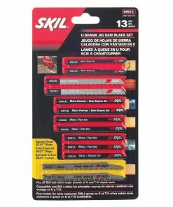 SKIL Jigsaw Blades 13-Pack Set U-shank High-speed Steel Jigsaw Blade Set