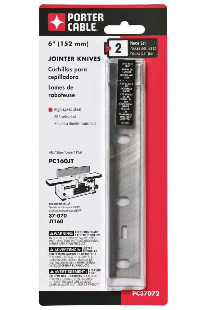 PORTER-CABLE Benchtop & Stationary Tool Accessories Jointer Knives 1 PORTER-CABLE Benchtop & Stationary Tool Accessories Jointer Knives
