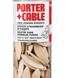 PORTER-CABLE Woodworking Tool Accessories Tube of Plate Joining Biscuits