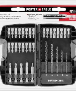 PORTER-CABLE Screwdriver Bits Set Steel Hex Shank Screwdriver Bit Set (35-Piece)