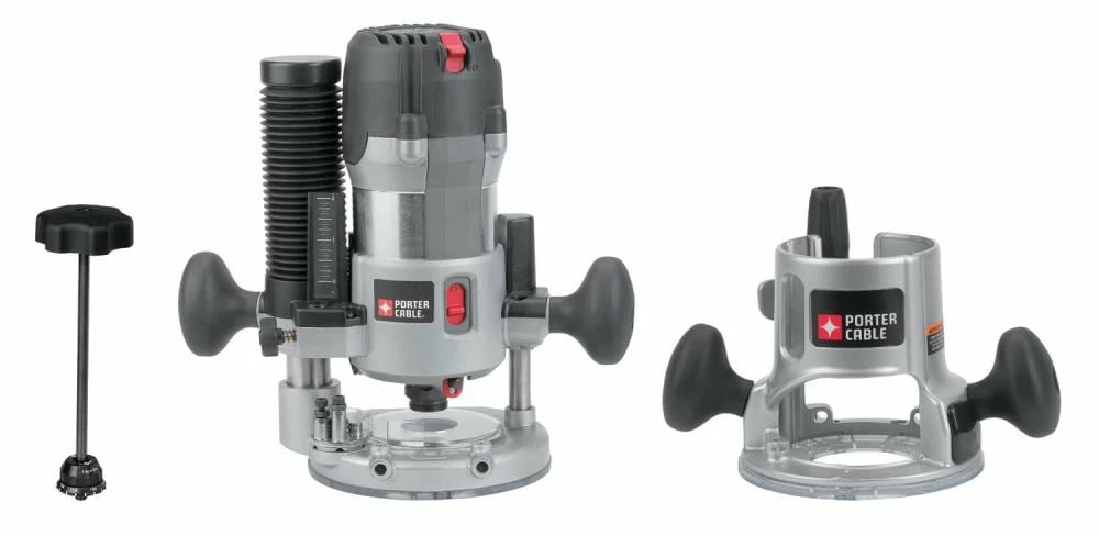 PORTER-CABLE Routers Porter Cable 1/4-in and 1/2-in 2.25-HP Variable Speed Combo Fixed/Plunge Corded Router Case 1 PORTER-CABLE Routers Porter Cable 1/4-in and 1/2-in 2.25-HP Variable Speed Combo Fixed/Plunge Corded Router Case