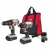 PORTER-CABLE Power Tool Combo Kits 2-Tool 20-Volt Max Power Tool Combo Kit with Soft Case (2-Batteries Included and Charger Included)