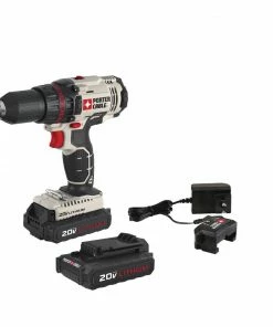 PORTER-CABLE Drills 20-volt Max 1/2-in Cordless Drill (1-Battery Included and Charger Included)