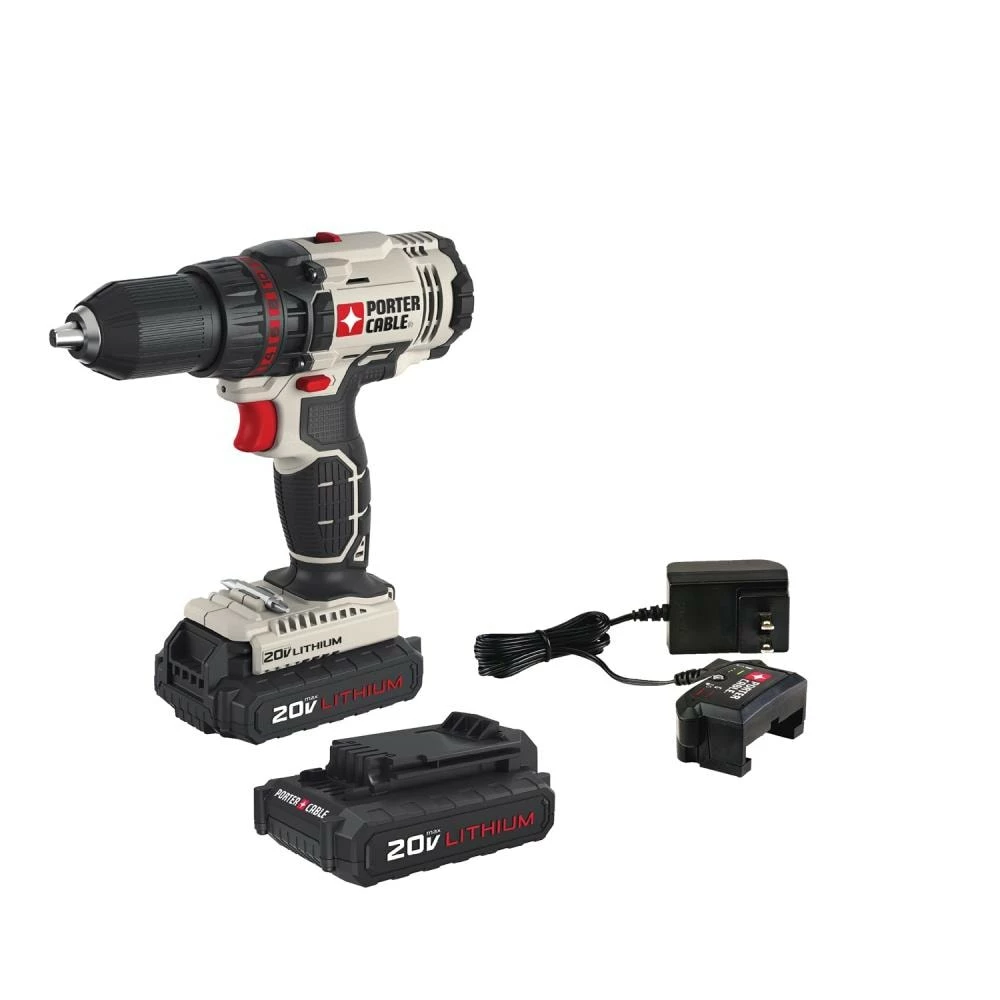 PORTER-CABLE Drills 20-volt Max 1/2-in Cordless Drill (1-Battery Included and Charger Included) 1 PORTER-CABLE Drills 20-volt Max 1/2-in Cordless Drill (1-Battery Included and Charger Included)
