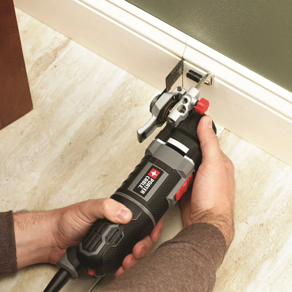 PORTER-CABLE Oscillating Tool Kits Corded 3-Amp Variable Speed Oscillating Multi-Tool Kit with Hard Case 3 PORTER-CABLE Oscillating Tool Kits Corded 3-Amp Variable Speed Oscillating Multi-Tool Kit with Hard Case - Image 3