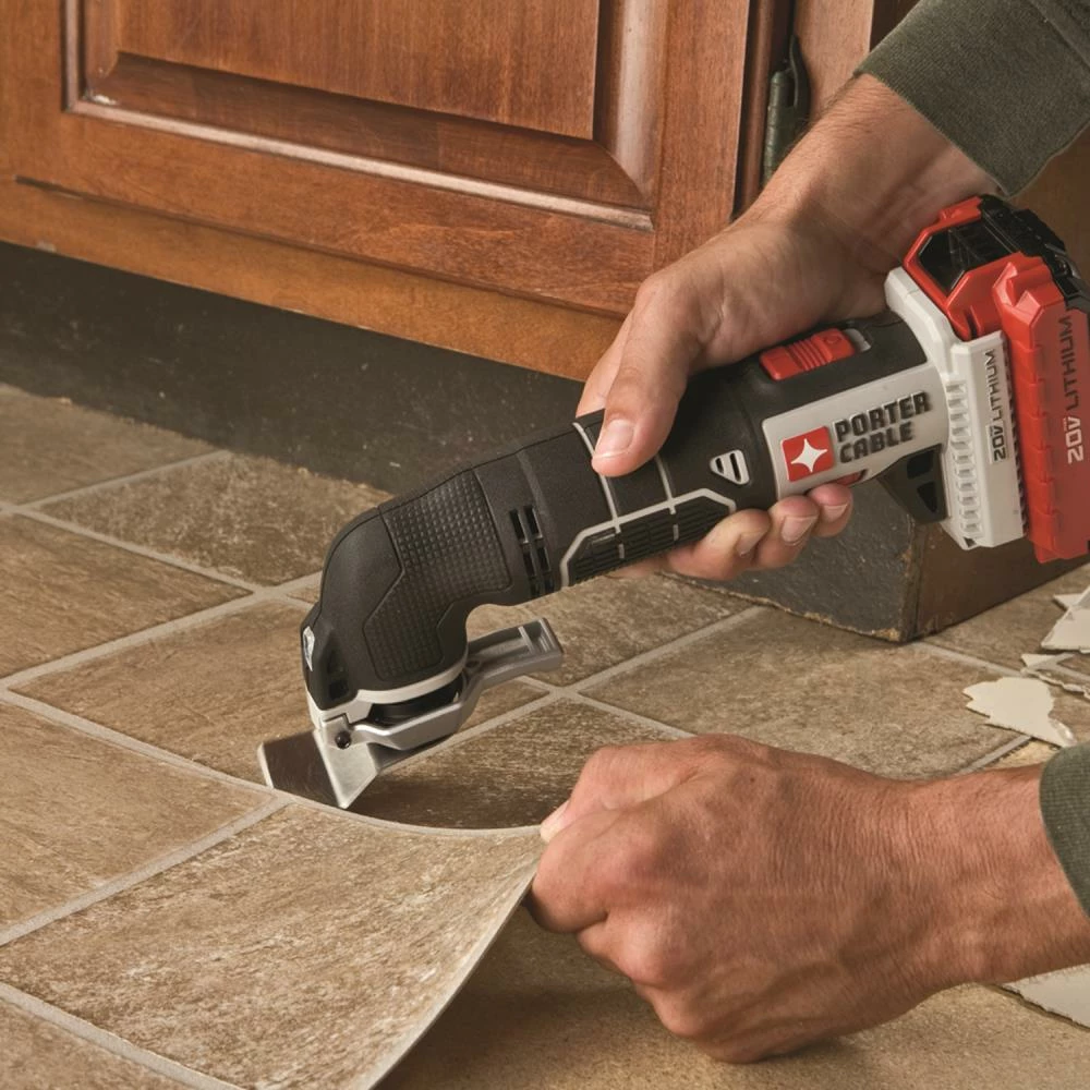 PORTER-CABLE Oscillating Tool Kits 11-Piece 20-volt Variable Speed Oscillating Multi-Tool Kit 6 PORTER-CABLE Oscillating Tool Kits 11-Piece 20-volt Variable Speed Oscillating Multi-Tool Kit - Image 6