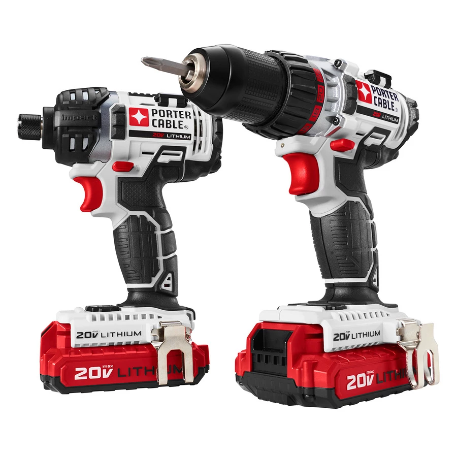PORTER-CABLE Power Tool Combo Kits 2-Tool 20-Volt Max Power Tool Combo Kit Case (2-Batteries Included and Charger Included) 2 PORTER-CABLE Power Tool Combo Kits 2-Tool 20-Volt Max Power Tool Combo Kit Case (2-Batteries Included and Charger Included) - Image 2