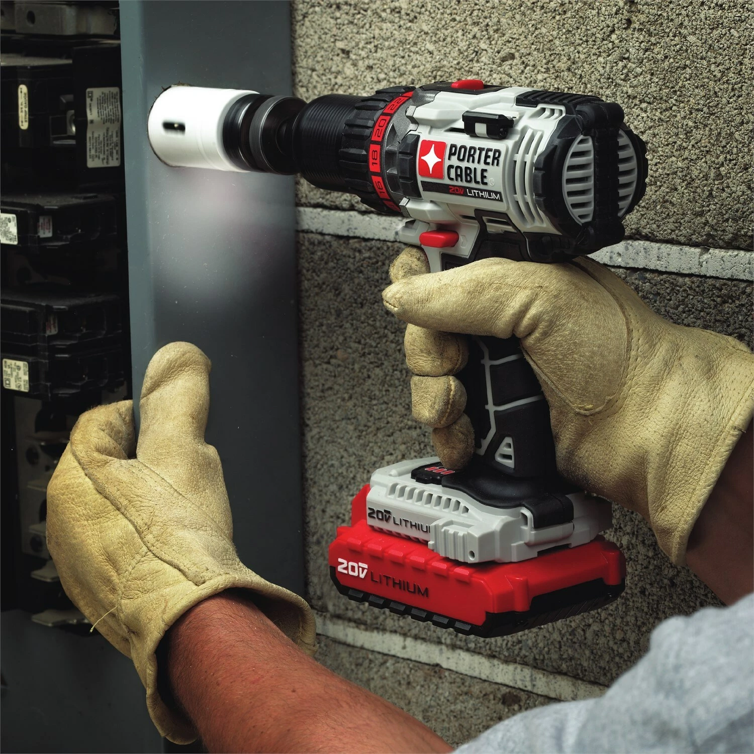 PORTER-CABLE Power Tool Combo Kits 2-Tool 20-Volt Max Power Tool Combo Kit Case (2-Batteries Included and Charger Included) 4 PORTER-CABLE Power Tool Combo Kits 2-Tool 20-Volt Max Power Tool Combo Kit Case (2-Batteries Included and Charger Included) - Image 4