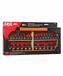SKIL Router Bit Sets 30-Piece Carbide-Tipped Router Bit Set 8 SKIL Router Bit Sets 30-Piece Carbide-Tipped Router Bit Set -PORTER CABLE Online Store 039725023643 02980408