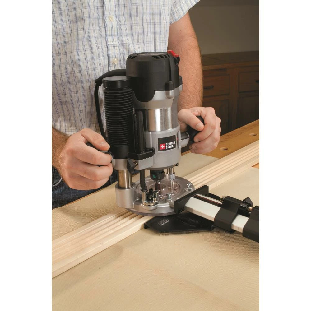 PORTER-CABLE Routers Porter Cable 1/4-in and 1/2-in 2.25-HP Variable Speed Combo Fixed/Plunge Corded Router Case 3 PORTER-CABLE Routers Porter Cable 1/4-in and 1/2-in 2.25-HP Variable Speed Combo Fixed/Plunge Corded Router Case - Image 3