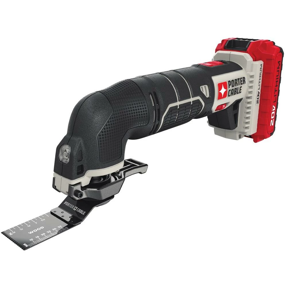 PORTER-CABLE Oscillating Tool Kits 14-Piece Brushless 20-volt Max Variable Speed Oscillating Multi-Tool Kit with Soft Case (1-Battery Included) 2 PORTER-CABLE Oscillating Tool Kits 14-Piece Brushless 20-volt Max Variable Speed Oscillating Multi-Tool Kit with Soft Case (1-Battery Included) - Image 2