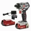 PORTER-CABLE Impact Drivers 20-volt Max 1/4-in Variable Speed Brushless Cordless Impact Driver (2-Batteries Included)