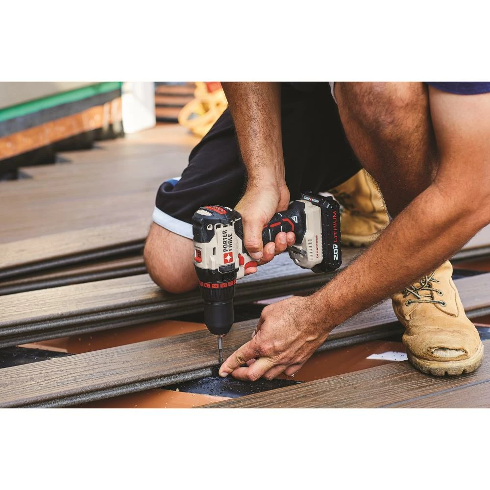 PORTER-CABLE Drills 20-volt Max 1/2-in Brushless Cordless Drill (2-Batteries Included and Charger Included) 7 PORTER-CABLE Drills 20-volt Max 1/2-in Brushless Cordless Drill (2-Batteries Included and Charger Included) - Image 7