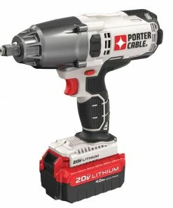 PORTER-CABLE Impact Wrenches 20-volt Max Variable Speed 1/2-in Drive Cordless Impact Wrench (1-Battery Included)