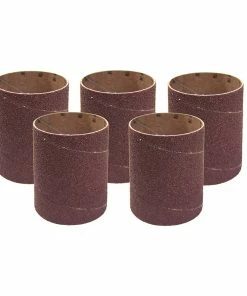 PORTER-CABLE Restorer 5-Pack 2.8125-in W x 4-in L 80-Grit Commercial Spindle Sandpaper