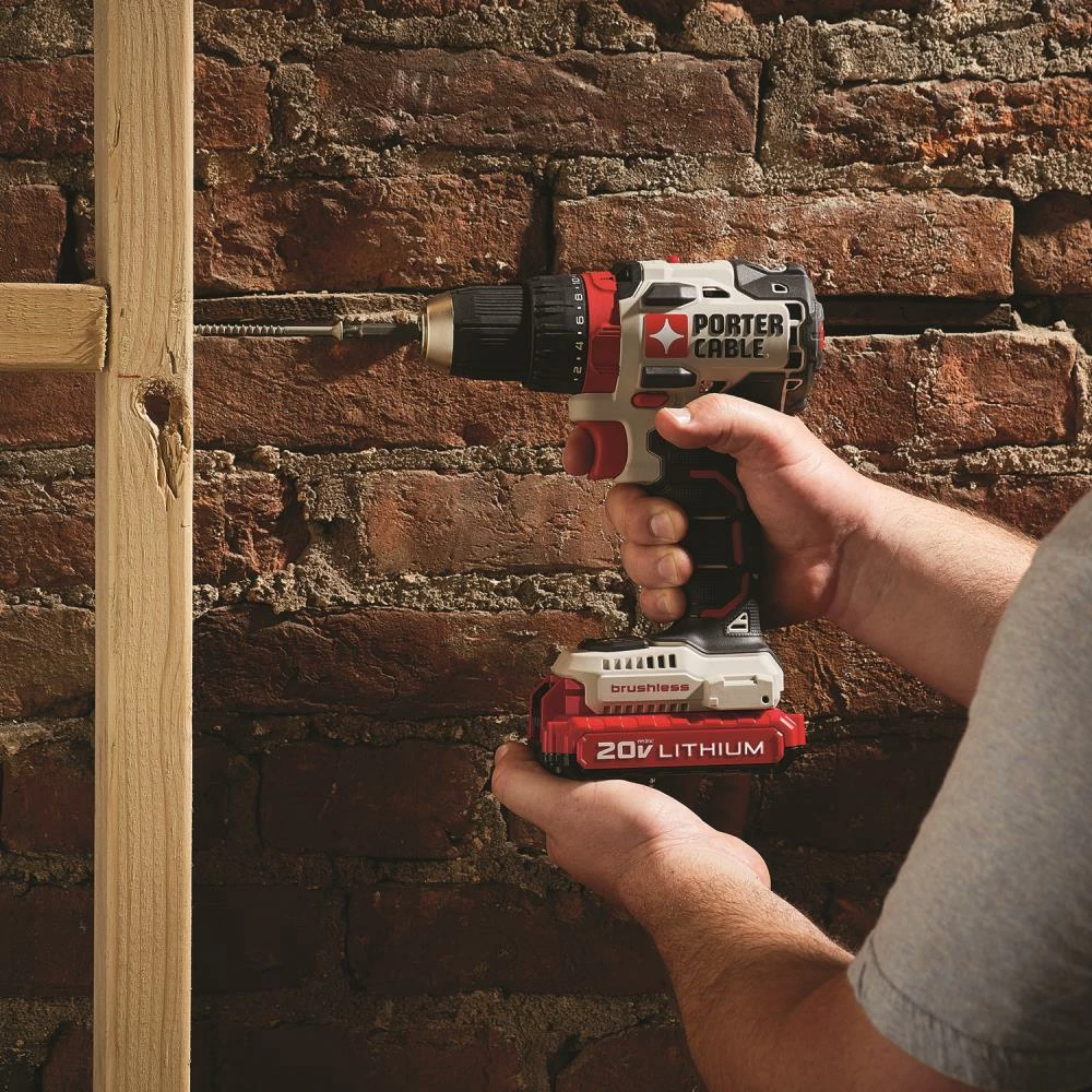 PORTER-CABLE Drills 20-volt Max 1/2-in Brushless Cordless Drill (2-Batteries Included and Charger Included) 4 PORTER-CABLE Drills 20-volt Max 1/2-in Brushless Cordless Drill (2-Batteries Included and Charger Included) - Image 4