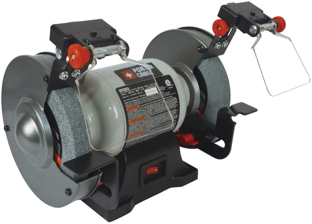 PORTER-CABLE Bench Grinders 6-in Bench Grinder with Built-in Light 1 PORTER-CABLE Bench Grinders 6-in Bench Grinder with Built-in Light