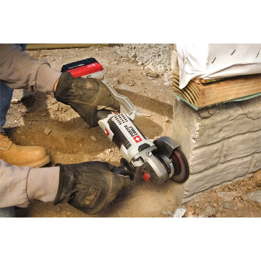 PORTER-CABLE Angle Grinders 4.5-in 20-Volt Max Trigger Switch Cordless Angle Grinder 6 PORTER-CABLE Angle Grinders 4.5-in 20-Volt Max Trigger Switch Cordless Angle Grinder - Image 6