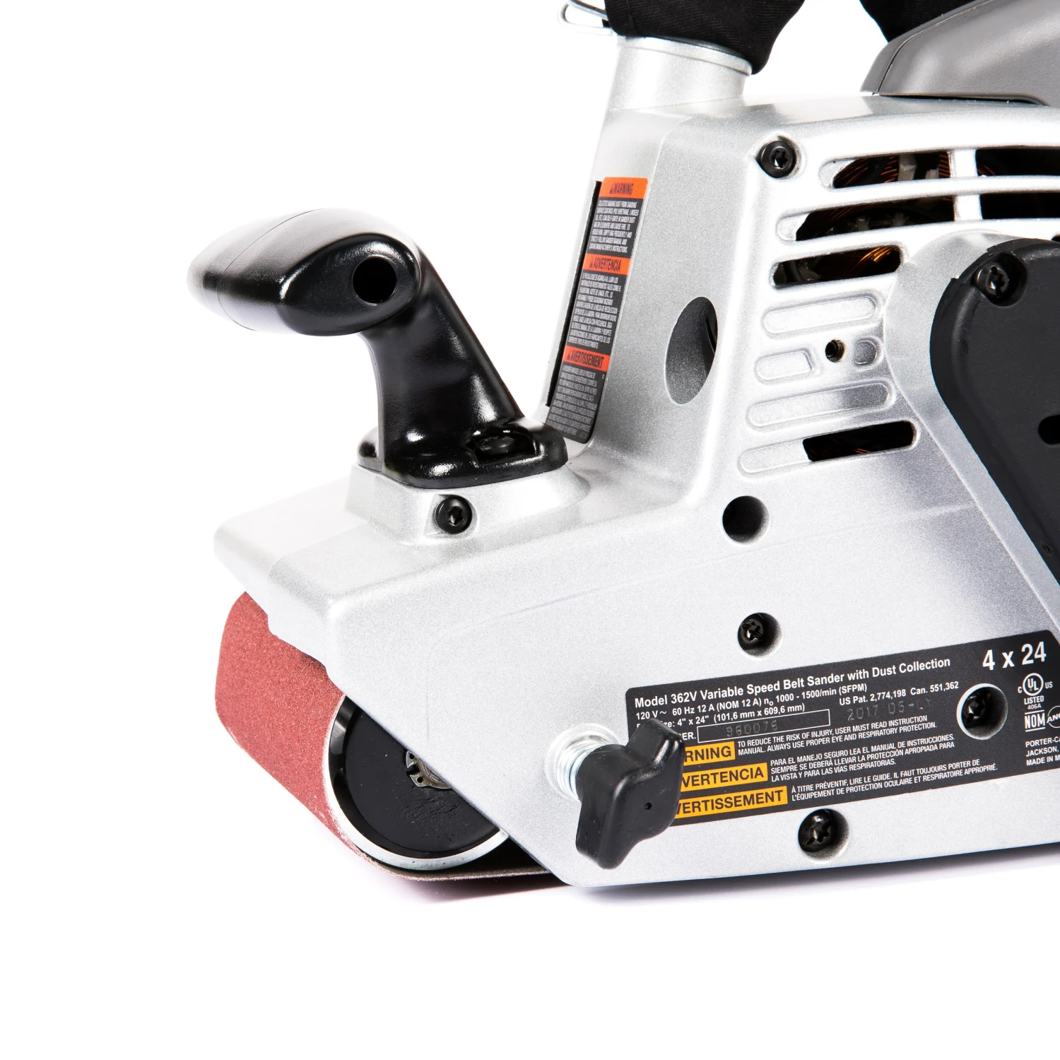 PORTER-CABLE Power Sanders 120-Volt 12-Amp Corded Belt Sander with Dust Management 3 PORTER-CABLE Power Sanders 120-Volt 12-Amp Corded Belt Sander with Dust Management - Image 3