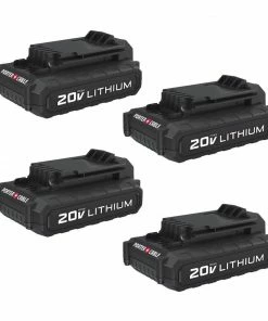 PORTER-CABLE Power Tool Batteries & Chargers 20-Volt Max 4-Pack 1.3 Amp-Hour; 1.3 Amp-Hour Lithium Power Tool Battery
