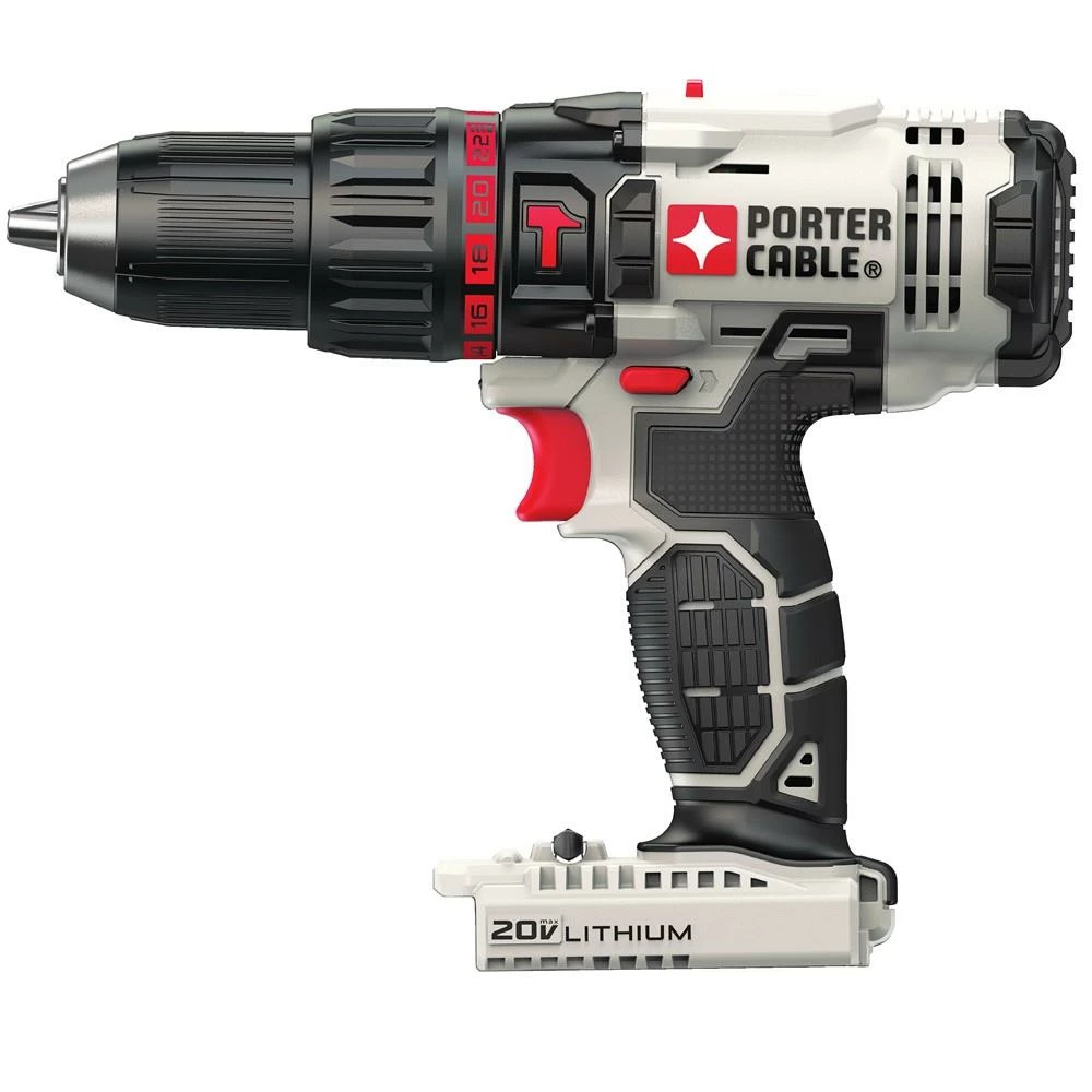 PORTER-CABLE Hammer Drills 1/2-in 20-volt Max Variable Speed Cordless Hammer Drill (2-Batteries Included) 3 PORTER-CABLE Hammer Drills 1/2-in 20-volt Max Variable Speed Cordless Hammer Drill (2-Batteries Included) - Image 3
