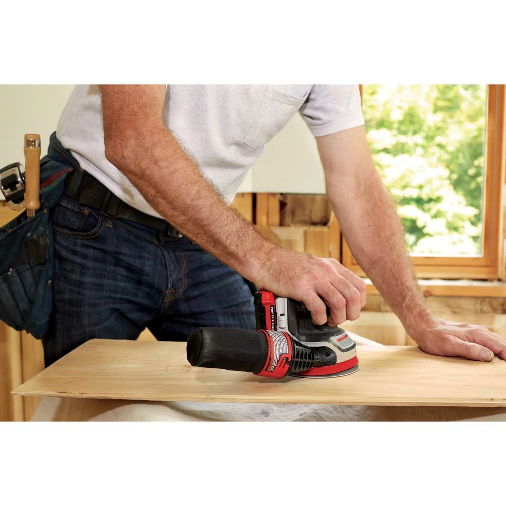 PORTER-CABLE Power Sanders 20-Volt Cordless Random Orbital Sander with Dust Management 4 PORTER-CABLE Power Sanders 20-Volt Cordless Random Orbital Sander with Dust Management - Image 4