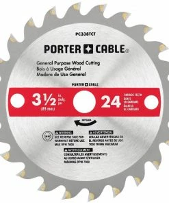 PORTER-CABLE Circular Saw Blades 3-Pack 3-9/16-in Set Carbide Circular Saw Blade Set -PORTER CABLE Online Store 08822432