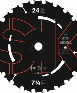 SKIL Circular Saw Blades 7-1/4-in 24-Tooth Carbide Circular Saw Blade