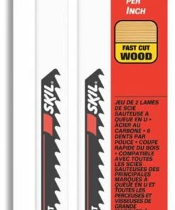 SKIL Jigsaw Blades 2-Pack 3-1/4-in U-shank High-carbon Steel Jigsaw Blade Set