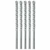 SKIL Masonry Drill Bits 5-Piece 3-1/2-in Carbide Masonry Drill Bit Set for Rotary Drill