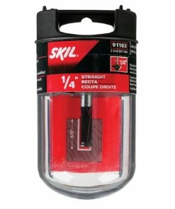 SKIL Straight & Mortising Router Bits 1/4-in Carbide-Tipped Straight Router Bit