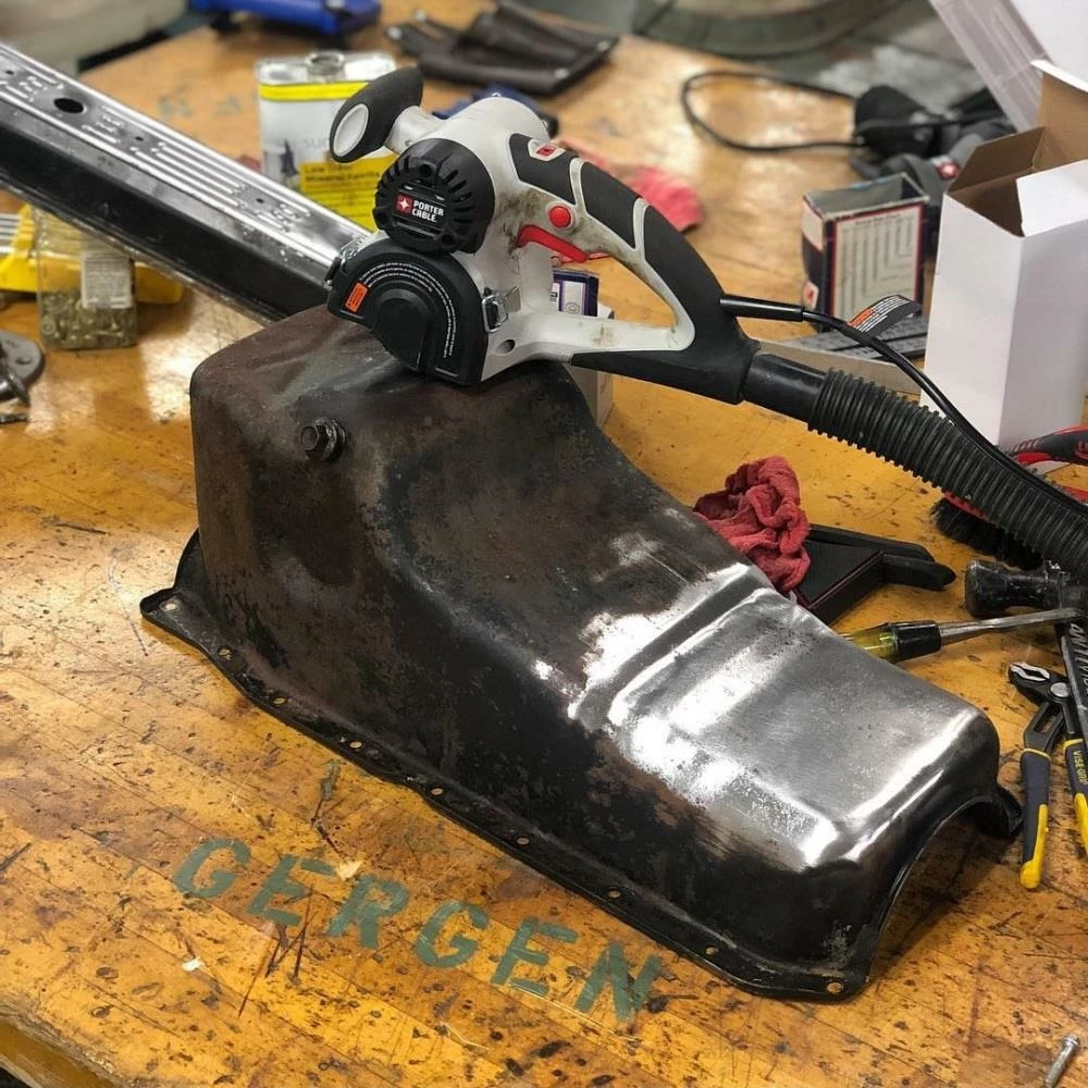 PORTER-CABLE Restorer 3-in W x 4-in L 20-Grit Industrial Spindle Sandpaper 4 PORTER-CABLE Restorer 3-in W x 4-in L 20-Grit Industrial Spindle Sandpaper - Image 4