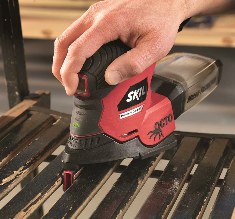 SKIL Power Sanders OCTO 120-Volt 1.2-Amp Corded Disc Sander with Dust Management 4 SKIL Power Sanders OCTO 120-Volt 1.2-Amp Corded Disc Sander with Dust Management - Image 4