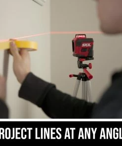 SKIL Laser Levels 65-ft Red Beam Self-Leveling Cross-Line 360 Laser Level Kit with Plumb Points and Level with Soft Case -PORTER CABLE Online Store 11221829