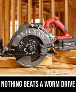 SKIL Circular Saws 48-volt 7-1/4-in Worm Drive Cordless Circular Saw Kit Circular Saw (1-Batteries Charger Included) -PORTER CABLE Online Store 11905733