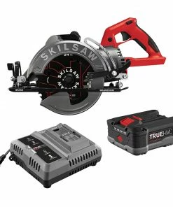 SKIL Circular Saws 48-volt 7-1/4-in Worm Drive Cordless Circular Saw Kit Circular Saw (1-Batteries Charger Included)