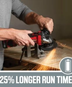 SKIL Angle Grinders PWR CORE 20 4.5-in 20-Volt Sliding Switch Cordless Angle Grinder (1-Battery and charger Included) -PORTER CABLE Online Store 12087076