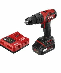 SKIL Hammer Drills 1/2-in 20-volt 2-Amp Variable Speed Brushless Cordless Hammer Drill (1-Battery Included)