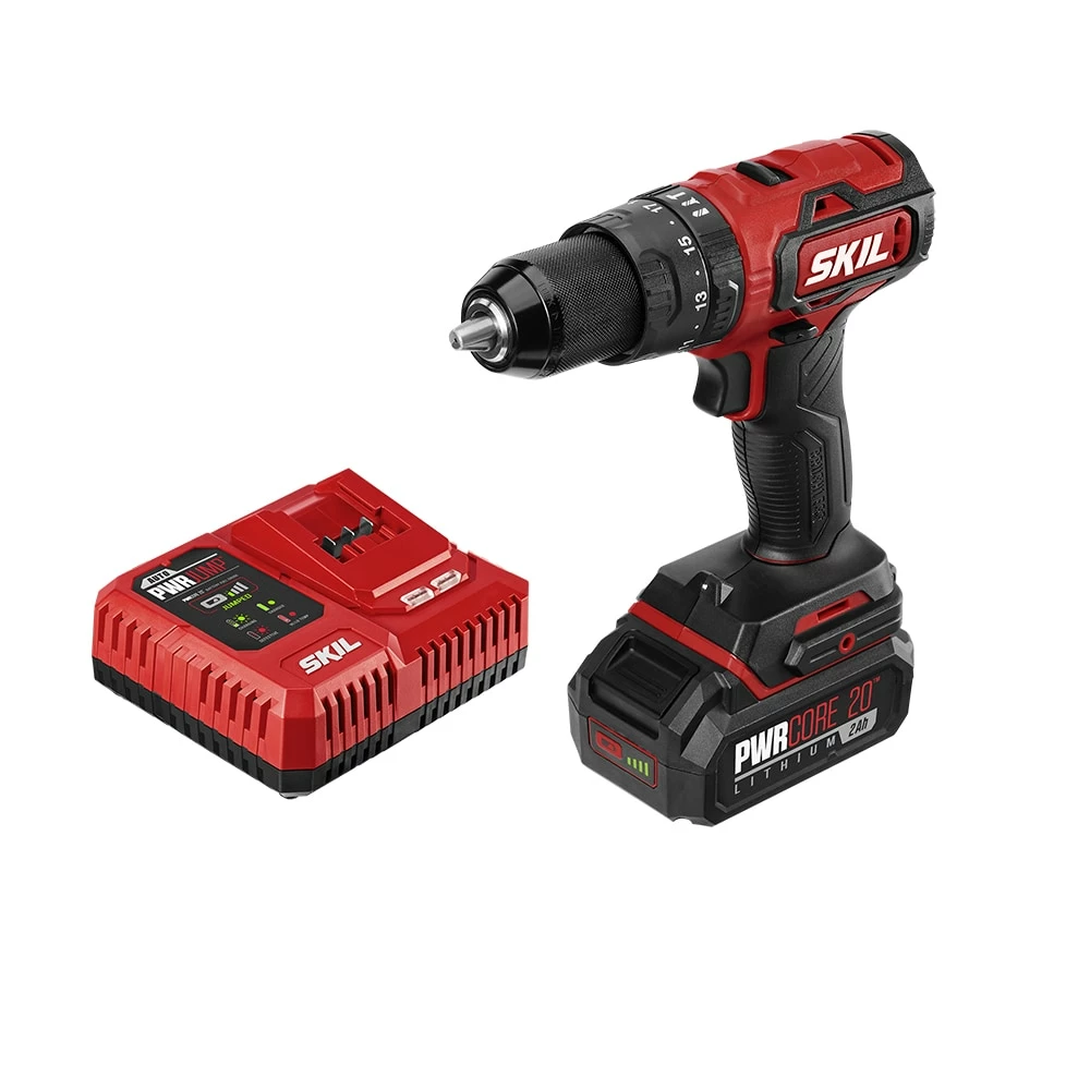 SKIL Hammer Drills 1/2-in 20-volt 2-Amp Variable Speed Brushless Cordless Hammer Drill (1-Battery Included) 1 SKIL Hammer Drills 1/2-in 20-volt 2-Amp Variable Speed Brushless Cordless Hammer Drill (1-Battery Included)