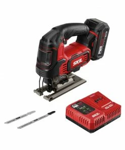 SKIL Jigsaws PWR CORE 20 20-Volt Brushless Variable Speed Keyless Cordless Jigsaw(Battery Included)