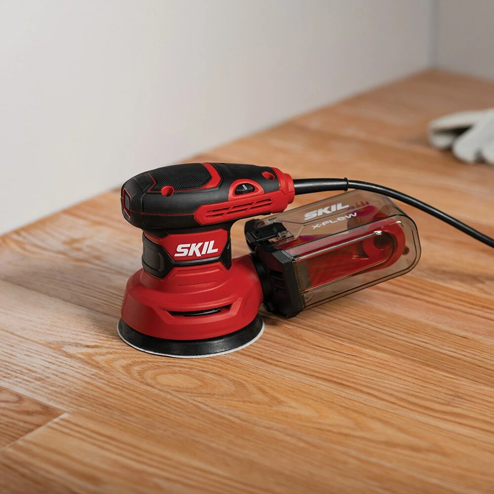 SKIL Power Sanders 120-Volt 2.8-Amp Corded Variable Speed Random Orbital Sander with Dust Management 2 SKIL Power Sanders 120-Volt 2.8-Amp Corded Variable Speed Random Orbital Sander with Dust Management - Image 2