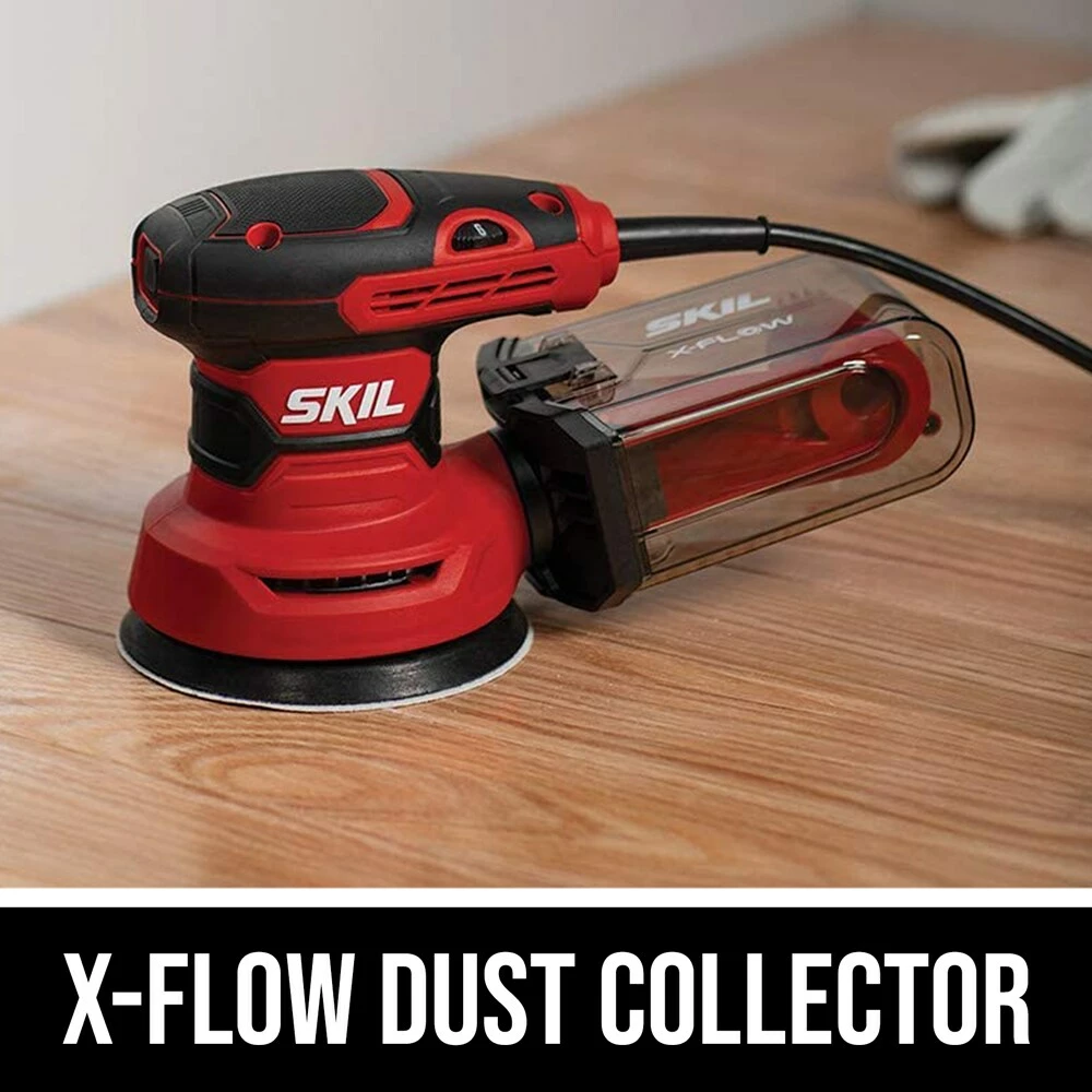 SKIL Power Sanders 120-Volt 2.8-Amp Corded Variable Speed Random Orbital Sander with Dust Management 3 SKIL Power Sanders 120-Volt 2.8-Amp Corded Variable Speed Random Orbital Sander with Dust Management - Image 3