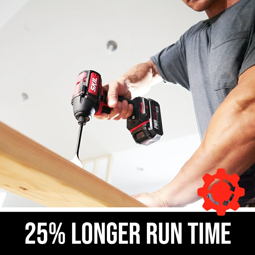 SKIL Impact Drivers PWR CORE 20-volt 1/4-in Variable Speed Brushless Cordless Impact Driver (1-Battery Included) 3 SKIL Impact Drivers PWR CORE 20-volt 1/4-in Variable Speed Brushless Cordless Impact Driver (1-Battery Included) - Image 3