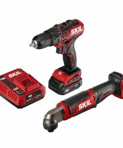 SKIL Power Tool Combo Kits PWR CORE 12 2-Tool 12-Volt Brushless Power Tool Combo Kit Case (1-Battery Included and Charger Included)