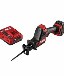 SKIL Reciprocating Saws PWR CORE 12-volt Variable Speed Brushless Cordless Reciprocating Saw (Charger Included and Battery Included)