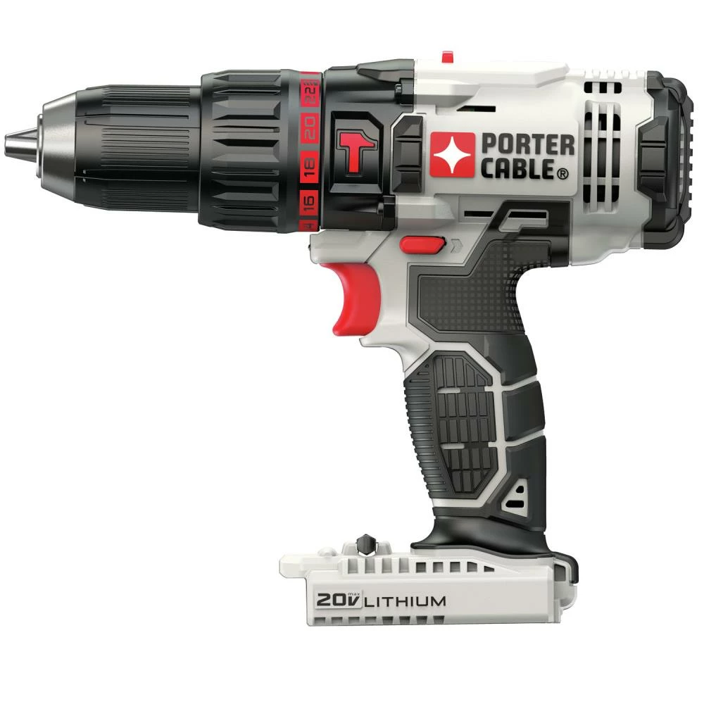 PORTER-CABLE Hammer Drills 1/2-in 20-volt Max Variable Speed Cordless Hammer Drill (Tool Only) 2 PORTER-CABLE Hammer Drills 1/2-in 20-volt Max Variable Speed Cordless Hammer Drill (Tool Only) - Image 2