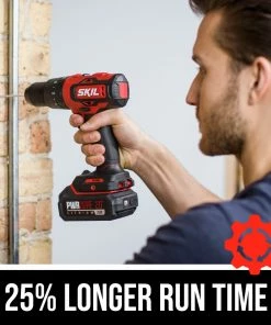 SKIL Hammer Drills 1/2-in 20-volt 2-Amp Variable Speed Brushless Cordless Hammer Drill (1-Battery Included) 12 SKIL Hammer Drills 1/2-in 20-volt 2-Amp Variable Speed Brushless Cordless Hammer Drill (1-Battery Included) -PORTER CABLE Online Store 16083478