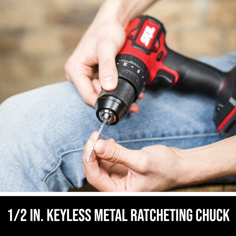 SKIL Hammer Drills 1/2-in 20-volt 2-Amp Variable Speed Brushless Cordless Hammer Drill (1-Battery Included) 8 SKIL Hammer Drills 1/2-in 20-volt 2-Amp Variable Speed Brushless Cordless Hammer Drill (1-Battery Included) - Image 8