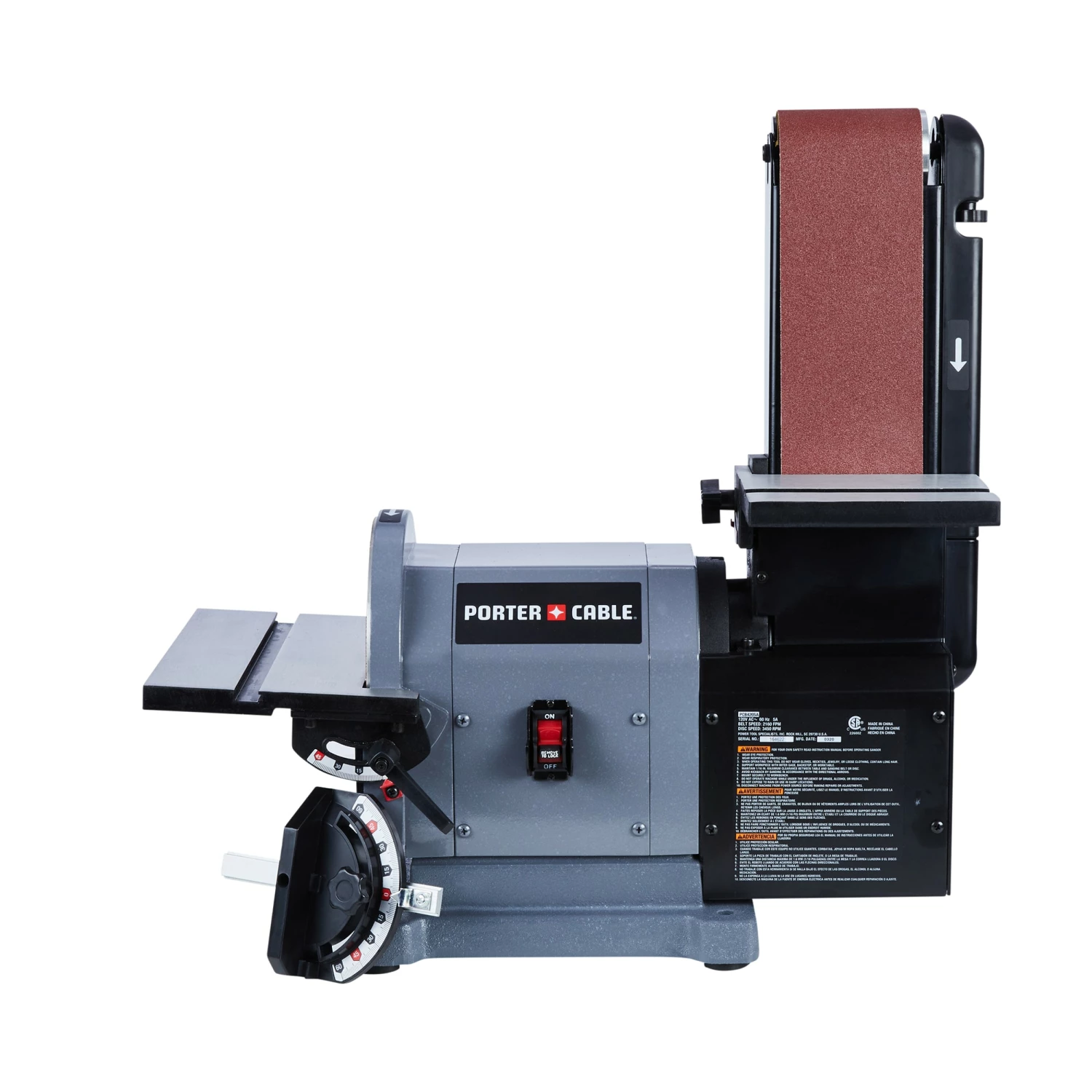 PORTER-CABLE Benchtop Sanders 5-Amp Benchtop Sander 4 PORTER-CABLE Benchtop Sanders 5-Amp Benchtop Sander - Image 4