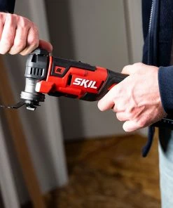 SKIL Oscillating Tool Kits PWR CORE 20 33-Piece Brushless 20-volt Variable Speed Oscillating Multi-Tool Kit (1-Battery Included) -PORTER CABLE Online Store 40467551